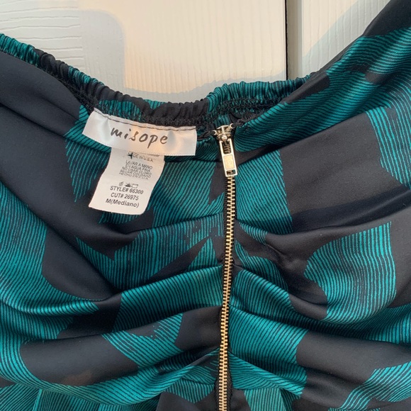 Strapless Turquoise Dress 🪁 - Picture 2 of 4